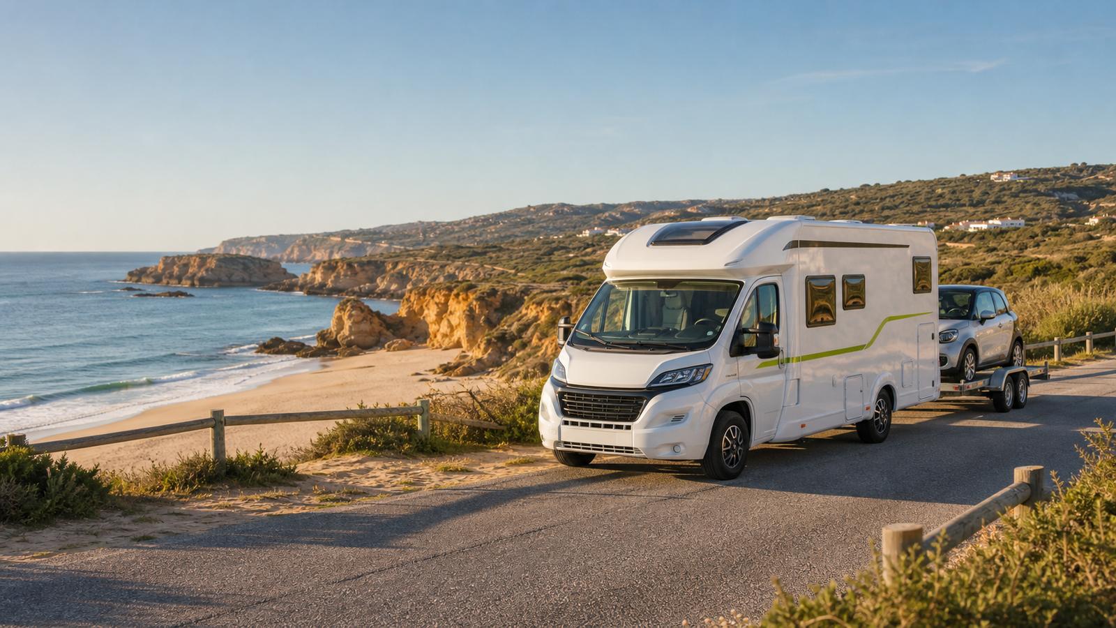 Mit dem Wohnmobil an der Atlantikküste (Symbolbild)